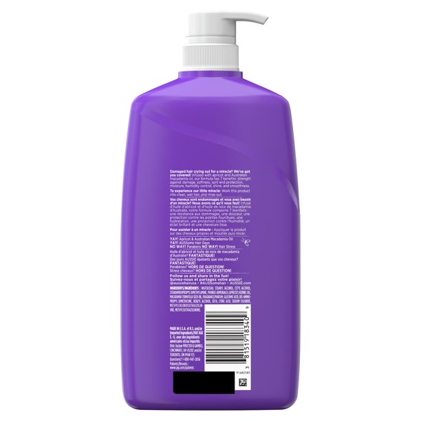 ครีมนวน Aussie Total Miracle Conditioner, Paraben Free, 26.2 fl oz ราคา 590 - บาท