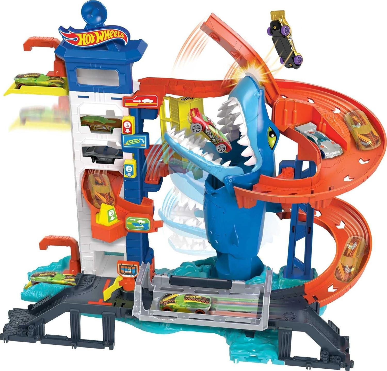 🦈 สนุกสนานกับภารกิจหนีฉลามนำเข้า 🇺🇸 กับ Hot Wheels City Playset! พัฒนาทักษะการเล่น 🦈ราคาเพียง 4,590 บาท