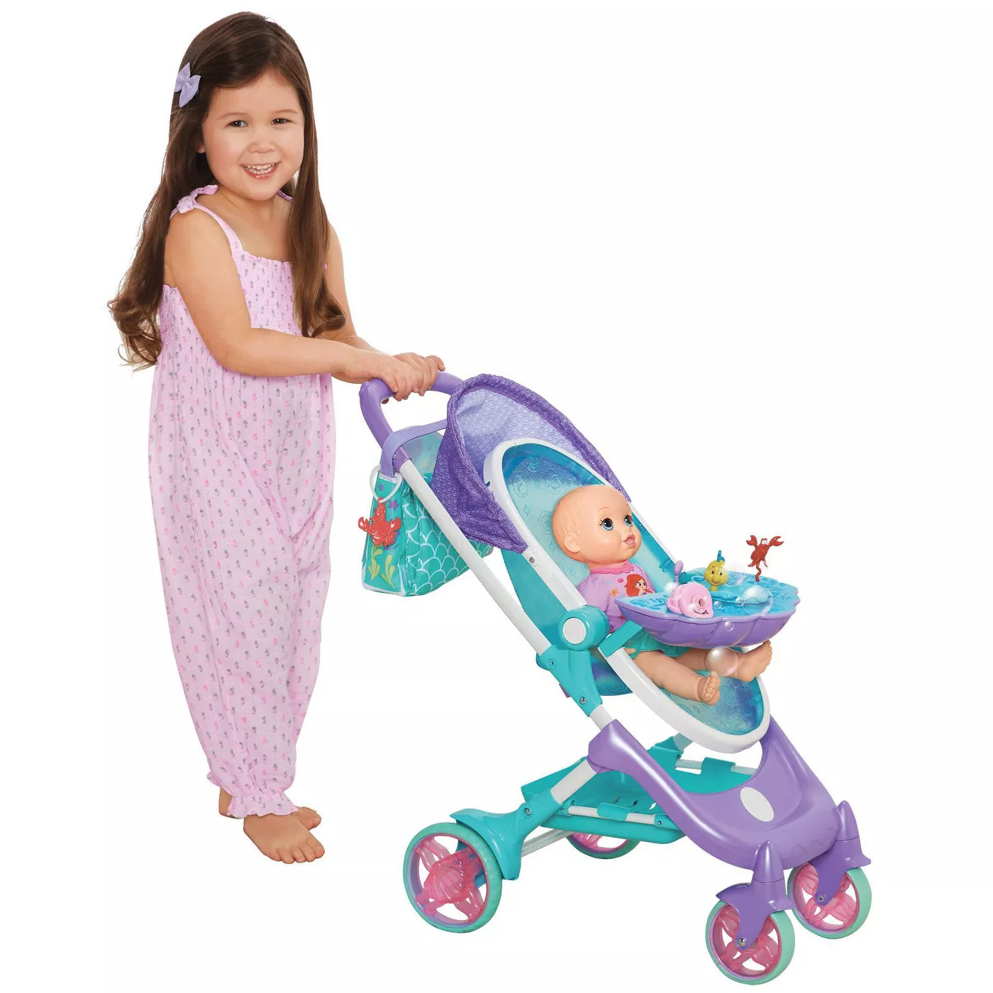 รถเข็นตุ๊กตาเป่าฟอง My Disney Nursery Bubble Stroller