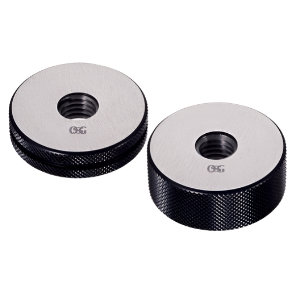 OSG รหัสสินค้า M16P1.5-GRIR2 เกจวัดเกลียวนอกแบบเมตริกมาตรฐานญี่ปุ่น , Metric screw thread ring gauge,(JIS Class-2 GRIR standard) , M16x1.5 -GR2/IR2,Go-NoGo set