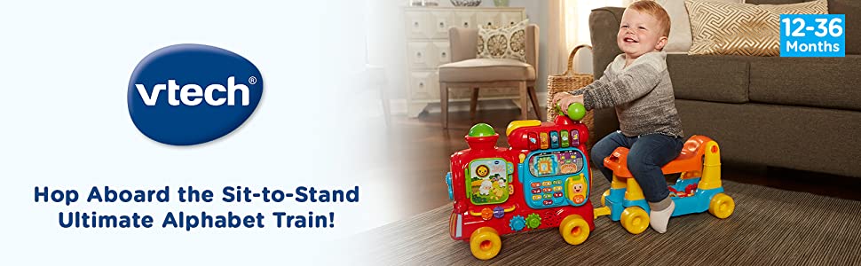 ของแท้🇺🇸 รถไฟวีเทคสีชมพู VTech Sit-to-Stand Ultimate Alphabet Train รุ่นใหม่ล่าสุดของแท้100% สินค้ายอดฮิตท๊อปรีวิว ❤️❤️❤️