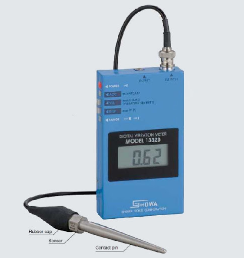 Showa Sokki รุ่น 1332B เครื่องวัดความสั่นสะเทือนแบบดิจิตอล,Portable digital display vibration meter,meas.range:0.01~199.9