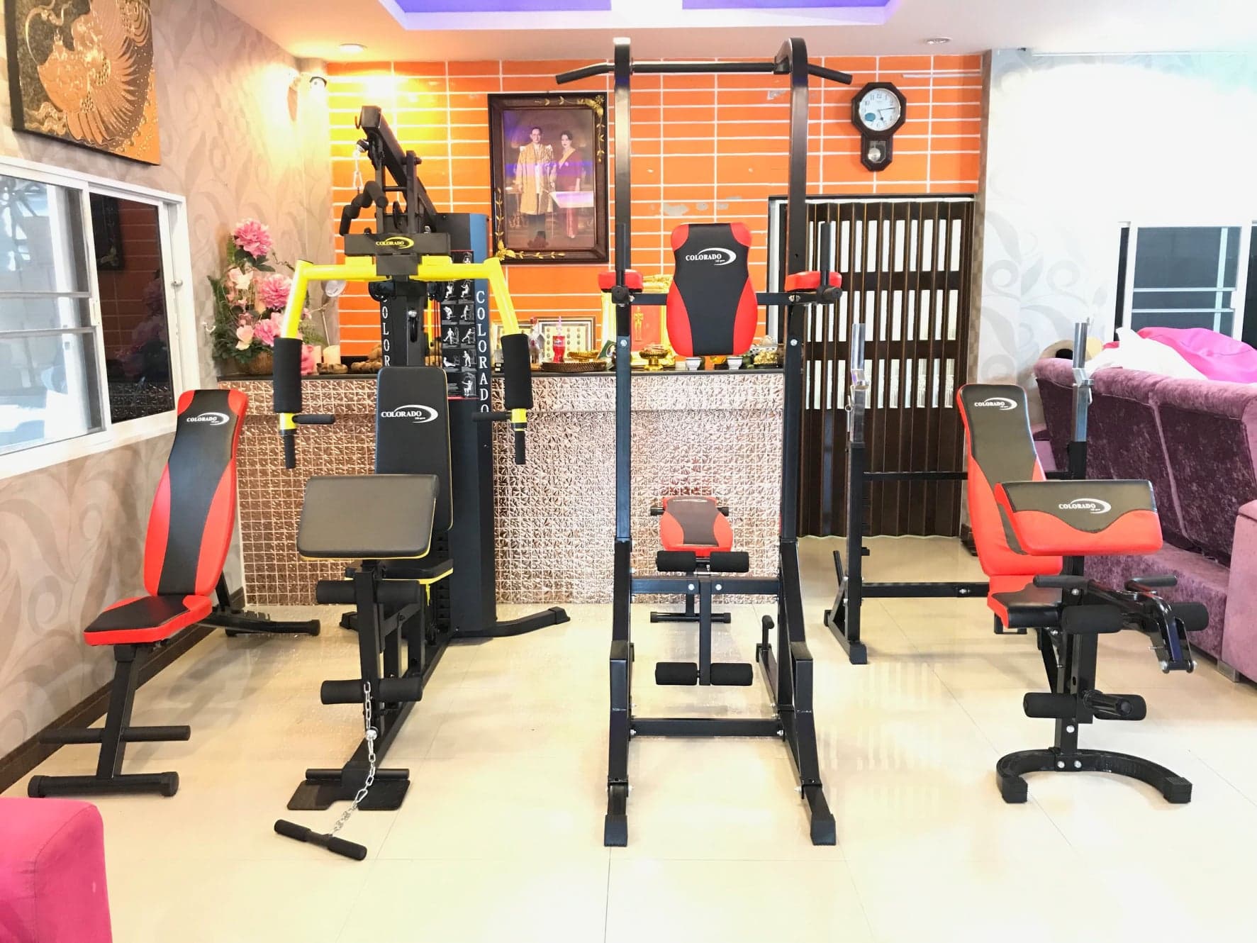 ม้านั่งยกน้ำหนัก ม้าปรับระดับ