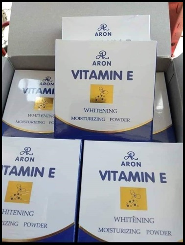 แป้ง ARON VITAMIN E UV Moisturizing Powder