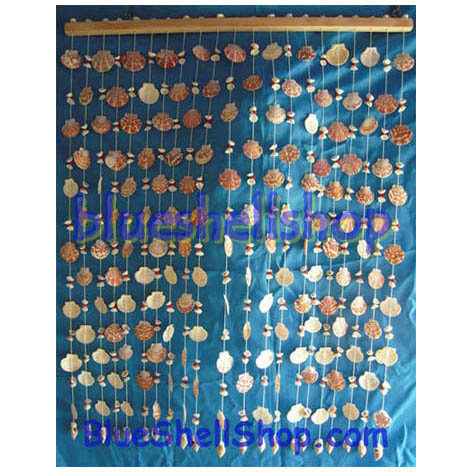 ม่าน หน้าต่าง ลาย เชลล์พัด