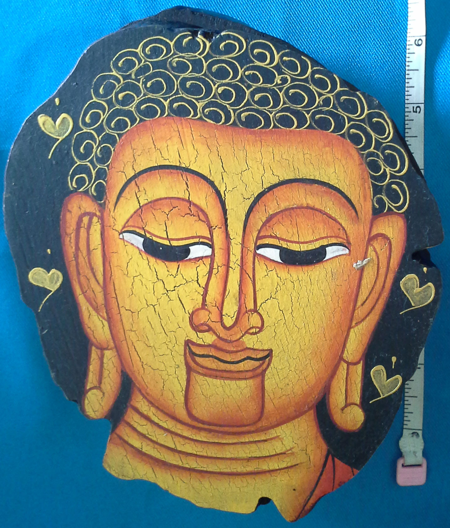 งานเพ้นท์ไม้สักใส่ของจุกจิก