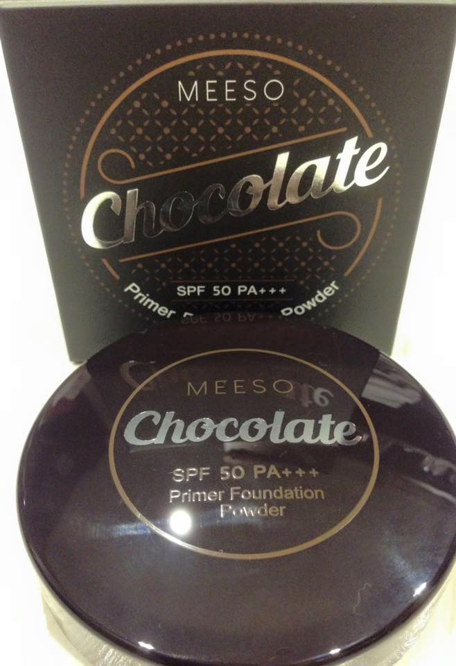 Meeso Chocolate Primer Foundation Powder SPF50 PA+++ (สินค้านำเข้าจาก เกาหลี)