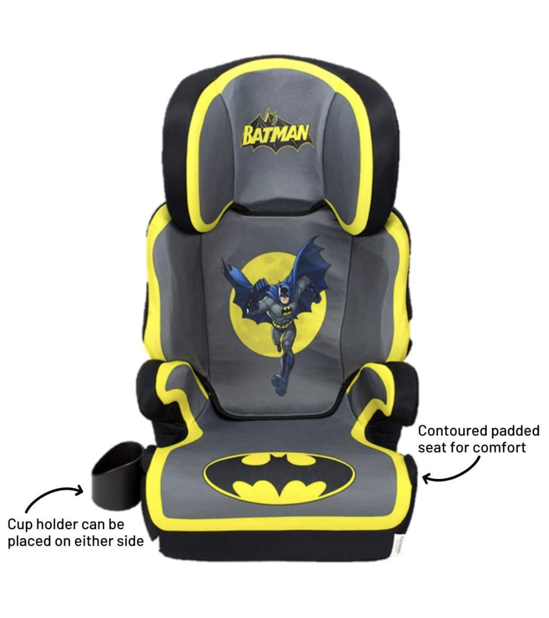 พร้อมส่ง! บูสเตอร์ซีท คาร์ซีทสำหรับเด็กโต แบบแยกส่วนได้ KidsEmbrace DC Comics Batman High Back Booster Car Seat เพิ่มความปลอดภัยให้ทุกการเดินทางของลูกรัก นำเข้าจาก USA ของแท้ 100% ราคา 7,490 บาท