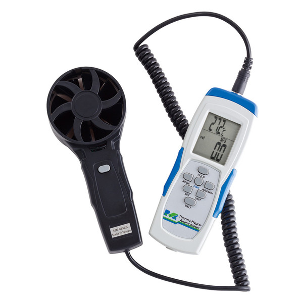 Asada รุ่นMT-98653เครื่องวัดอุณหภูมิความเร็วลมและความชื้น,Wind speed temperature and humidity meter(with heat stroke index meter)