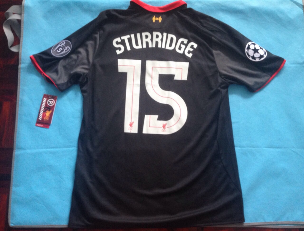 เสื้อลิเวอร์พูลชุด UCL 14/15 (STURRIDGE No.15) ของแท้
