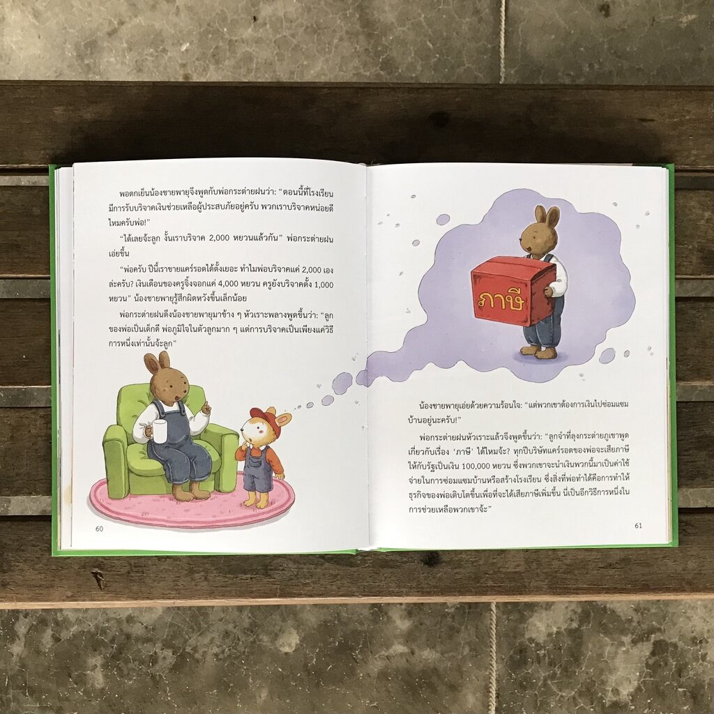 หนูน้อยเรียนรู้การเงิน เล่ม 2 (ปกแข็ง) 3-7 ปี