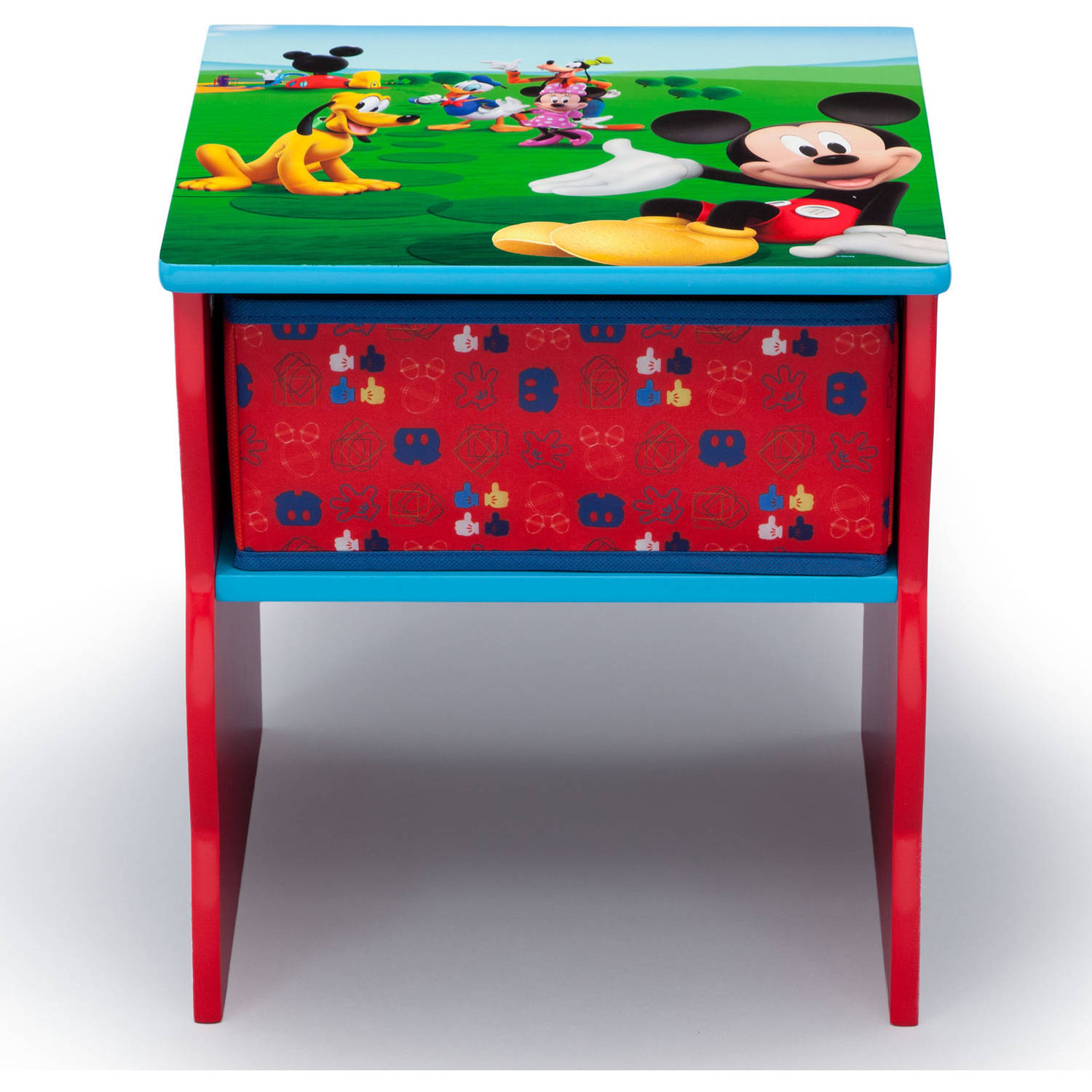 Disney Mickey Mouse Wood Side Table with Storage by Delta Children