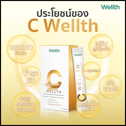 C Wellth ซีเวลธ์ อาหารเสริม By อั๋น ภูวนาท (ของแท้ ส่งฟรี)