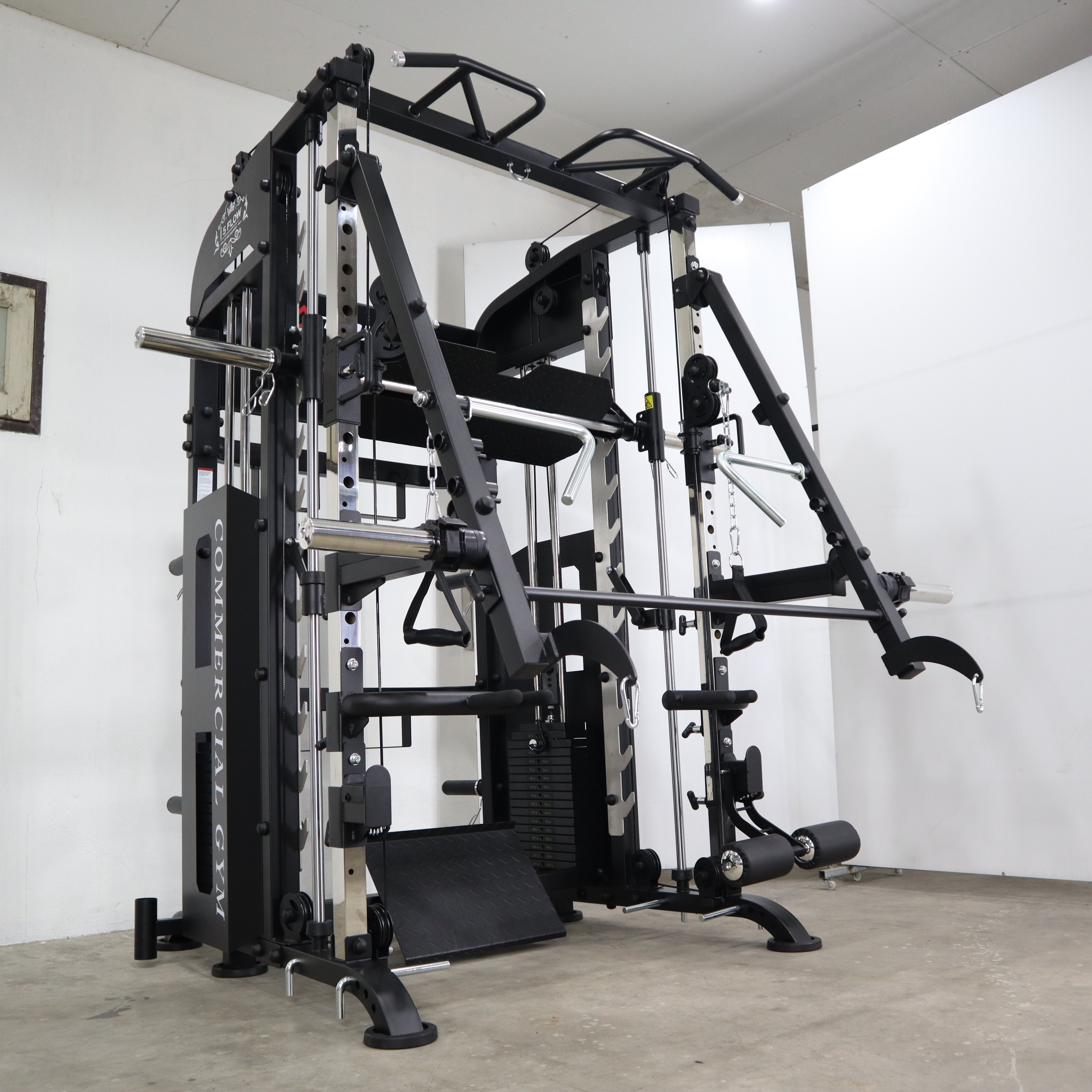 สมิทแมชชีน i5 Flow Jammer arms,+ม้านั่ง819A + แผ่นหุ้มยาง, Fullset, Smith Machine i5 Flow Jammer