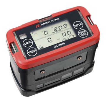 Riken รุ่นGX-8000-Dเครื่องตรวจวัดจับการรั่วไหลของก๊าซแบบพกพา,Portable Multi Gas Detector,Gas Monitor GX-8000(Type-D)