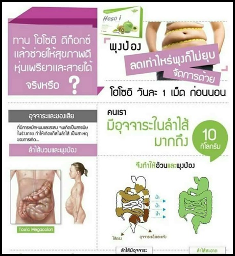 โฮโซ อิ ดีท็อกซ์ HOSO i Detox Plus