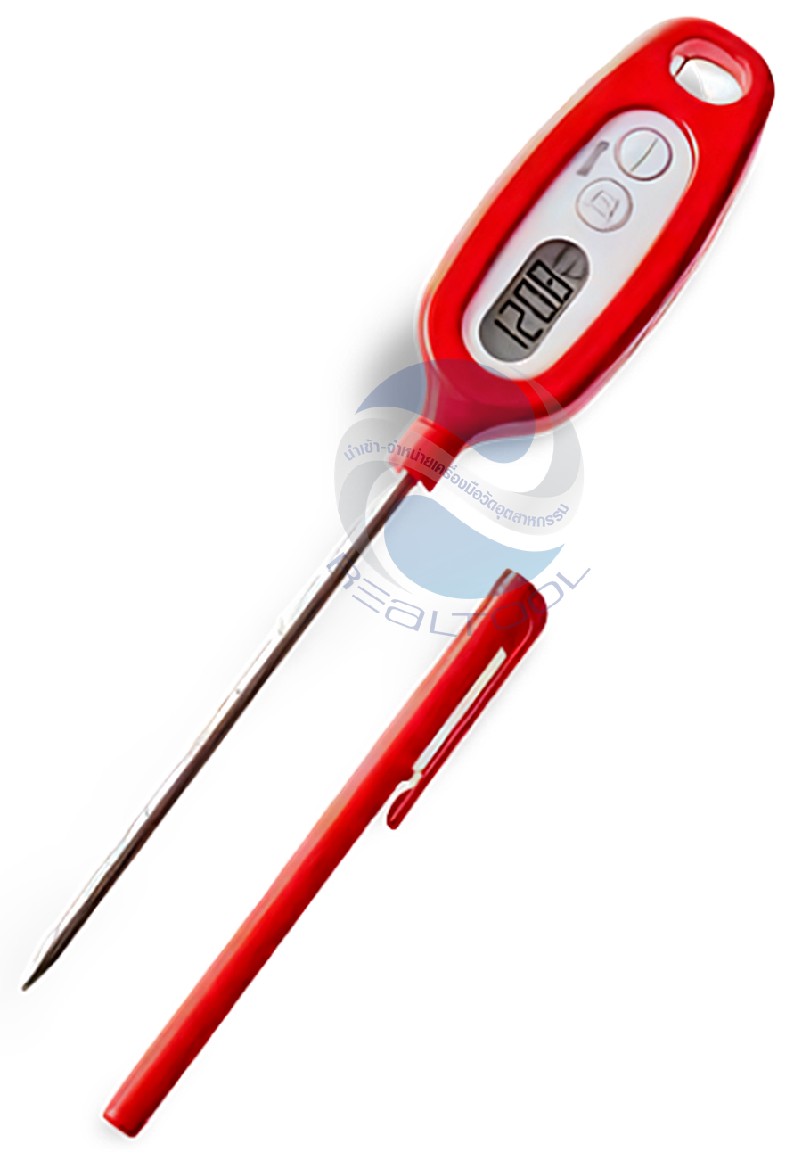 Tanita รุ่นTT-508N-RDเครื่องวัดอุณหภูมิดิจิตอลตัวเครื่องสีแดง,Cooking Thermometer Waterproof,Meas.range:-50～250°C
