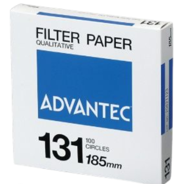 Advantec รหัสสินค้า131150กระดาษกรองกลมNo.131เส้นผ่านศูนย์กลางØ150mm,Filter paper No.131,150mm(100 sheets)00131150