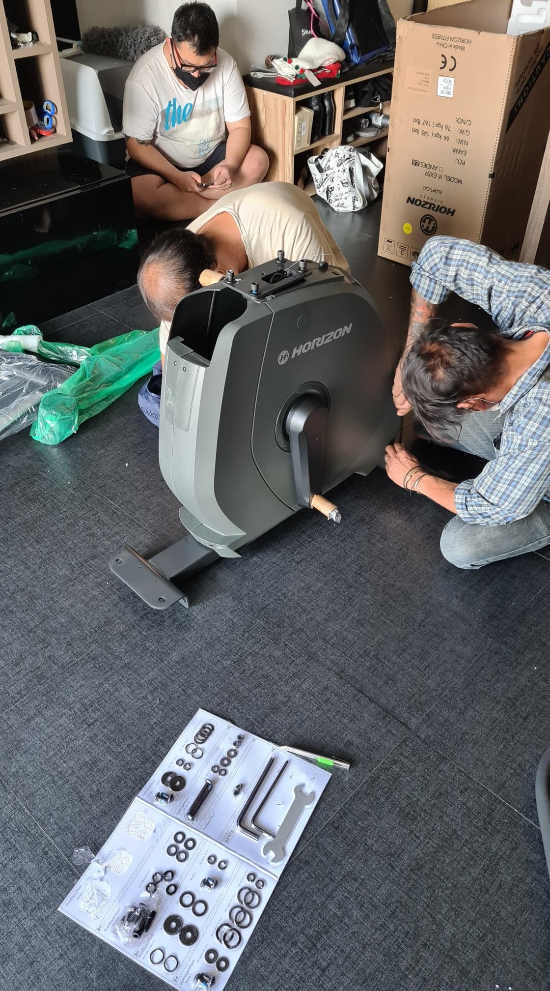 เครื่องเดินวงรี Horizon ex59 elliptical