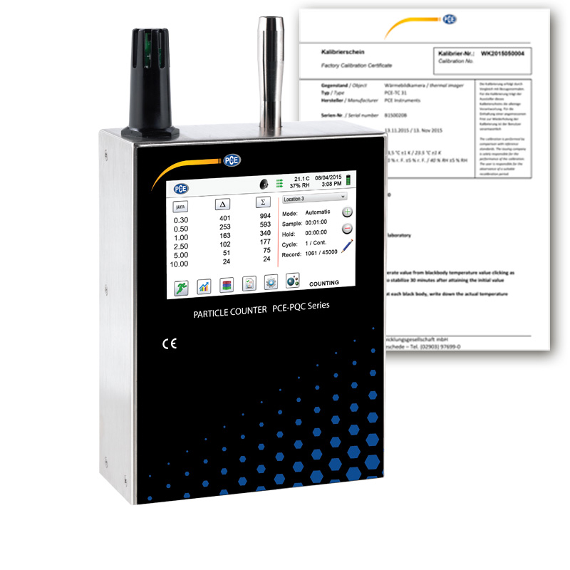 PCE รุ่นPQC-31EU Incl. Calibration Certificate เครื่องวัดคุณภาพอากาศAir Quality Meter