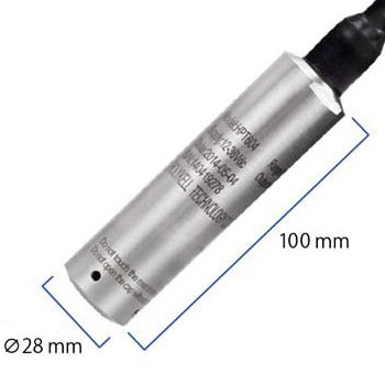 Satotech รุ่นWLM-001-01-010เซ็นเซอร์ระดับน้ำแบบแรงดันPressure type water level sensor for Satotech tank + digital display WLM-001-01-010