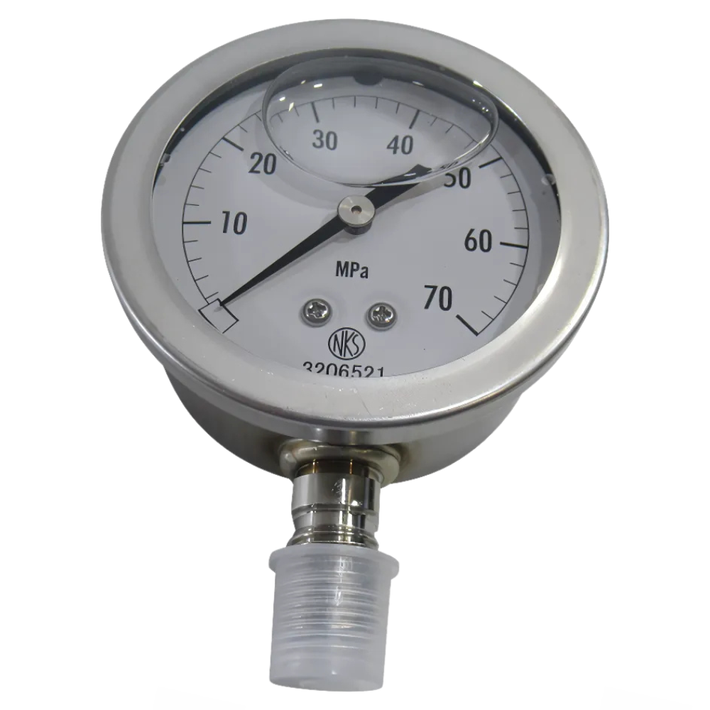 Nagano Keiki รหัสสินค้า GV42-143 เกจวัดแรงดัน , Pressure Gauge with Glycerin (100Φ) 2.5 MPa