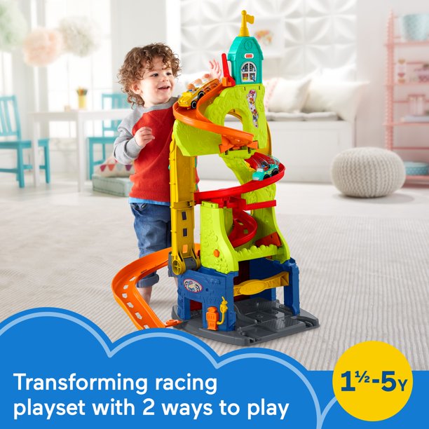 Fisher-Price Little People Sit 'N Stand Skyway 2-In-1 รถแข่ง Playset ราคา 2,990 - บาท