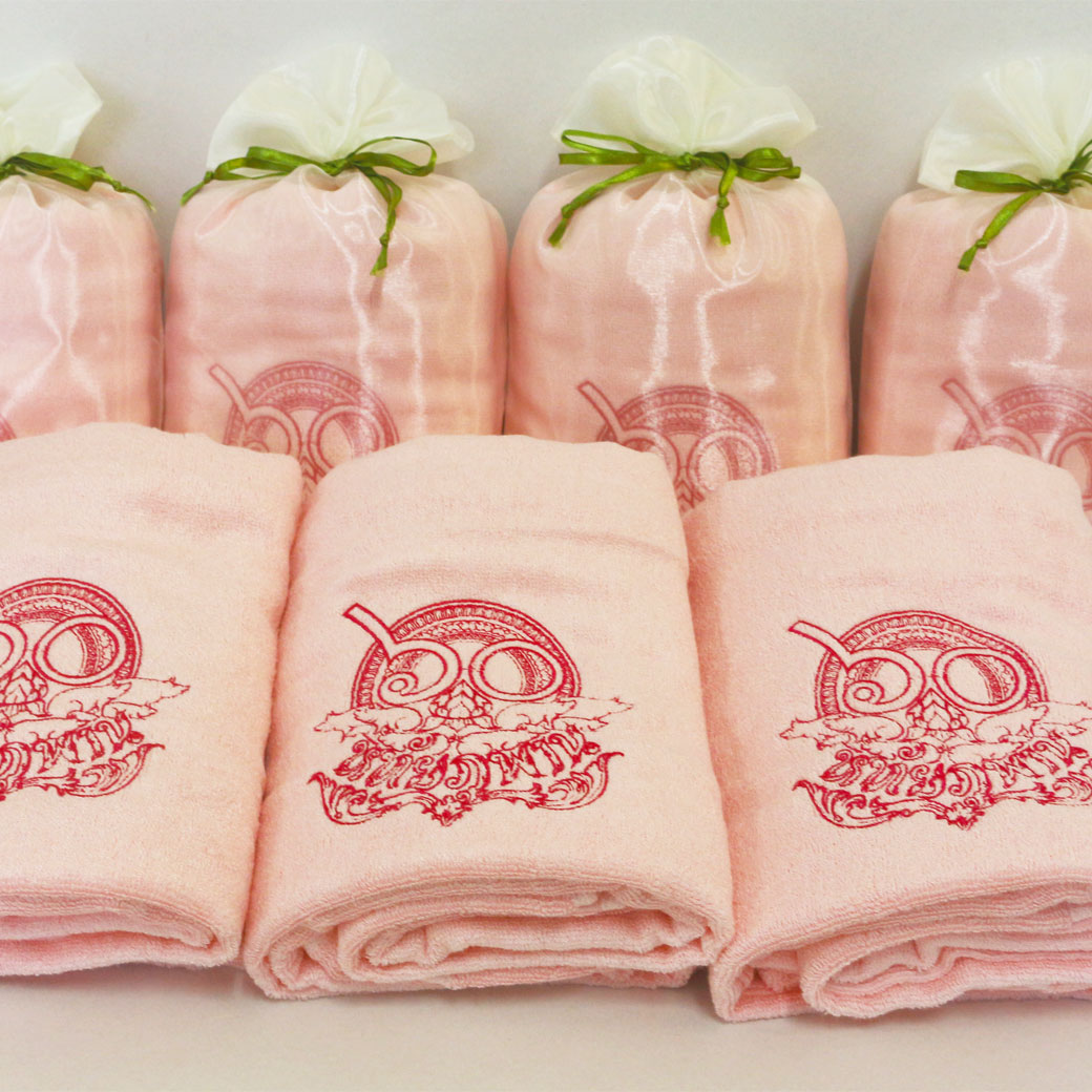 ผ้าขนหนูใยไผ่ปัก หทัยภูพาน