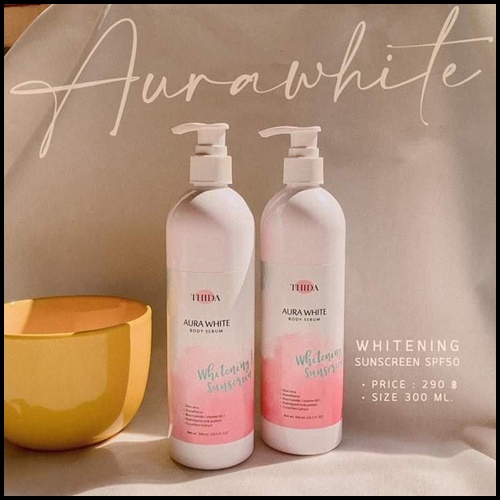 ออร่าไวท์ บอดี้เซรั่ม Aura White Body Serum เซรั่มกันแดด (แพ็คเกตใหม่)