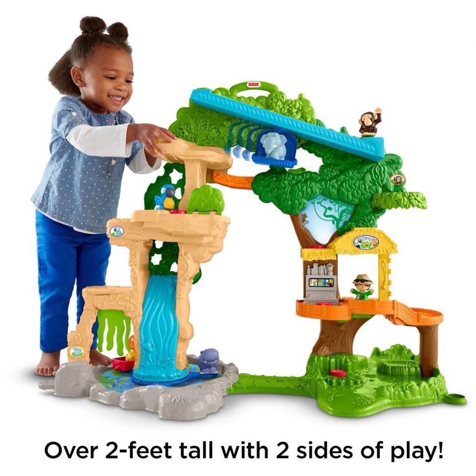 Fisher-Price Little People Happy Animals Habitat Share and Care Safari ซุ้มกิจกรรมผจญภัยกับสัตว์ป่า