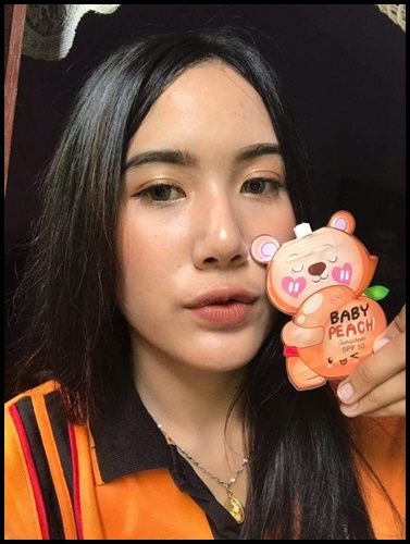 กันแดดเบบี้พีช แบบซอง BABY PEACH SUNSCREEN