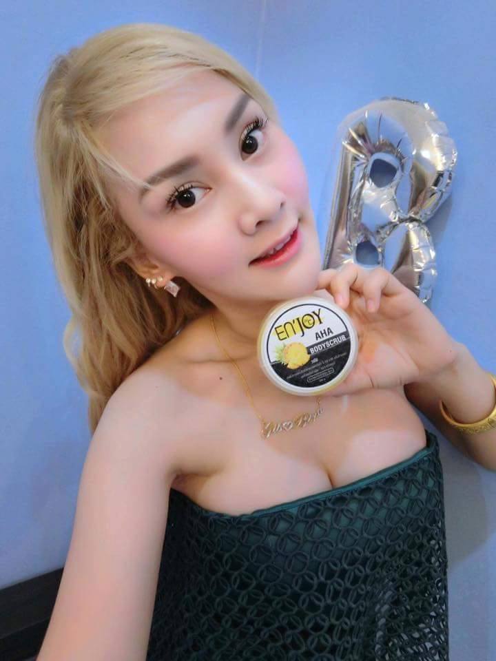 เอ็นจอยสครับสัปปะรด (Enjoy AHA Body Scrub By C)
