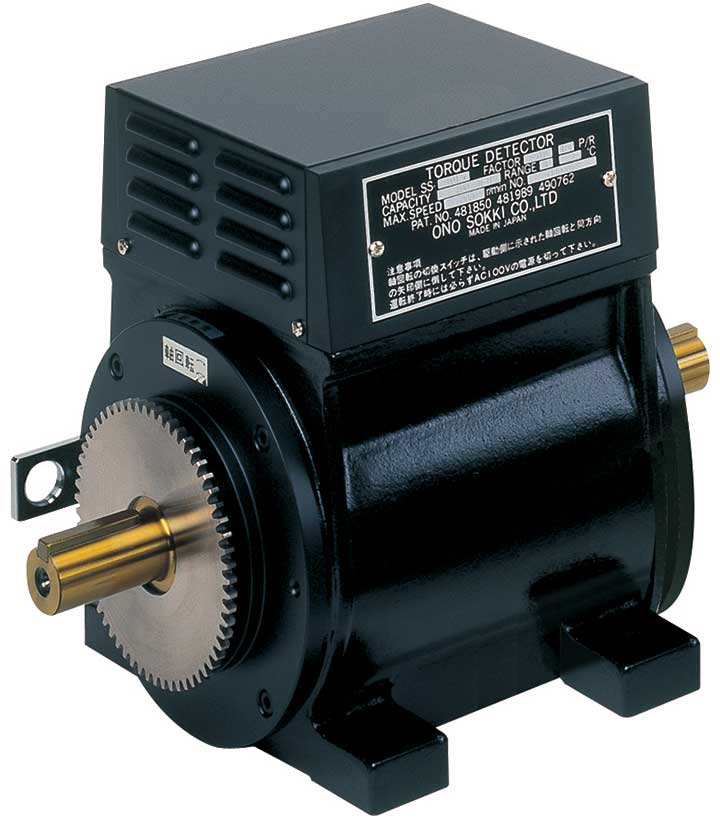Ono Sokki รหัส SS-005 เครื่องตรวจจับทอร์กหรือแรงบิด,Torque detectors for rotating and stationary shafts,measurement range:0.5N•m,revolution range:0～6,000 r/min.