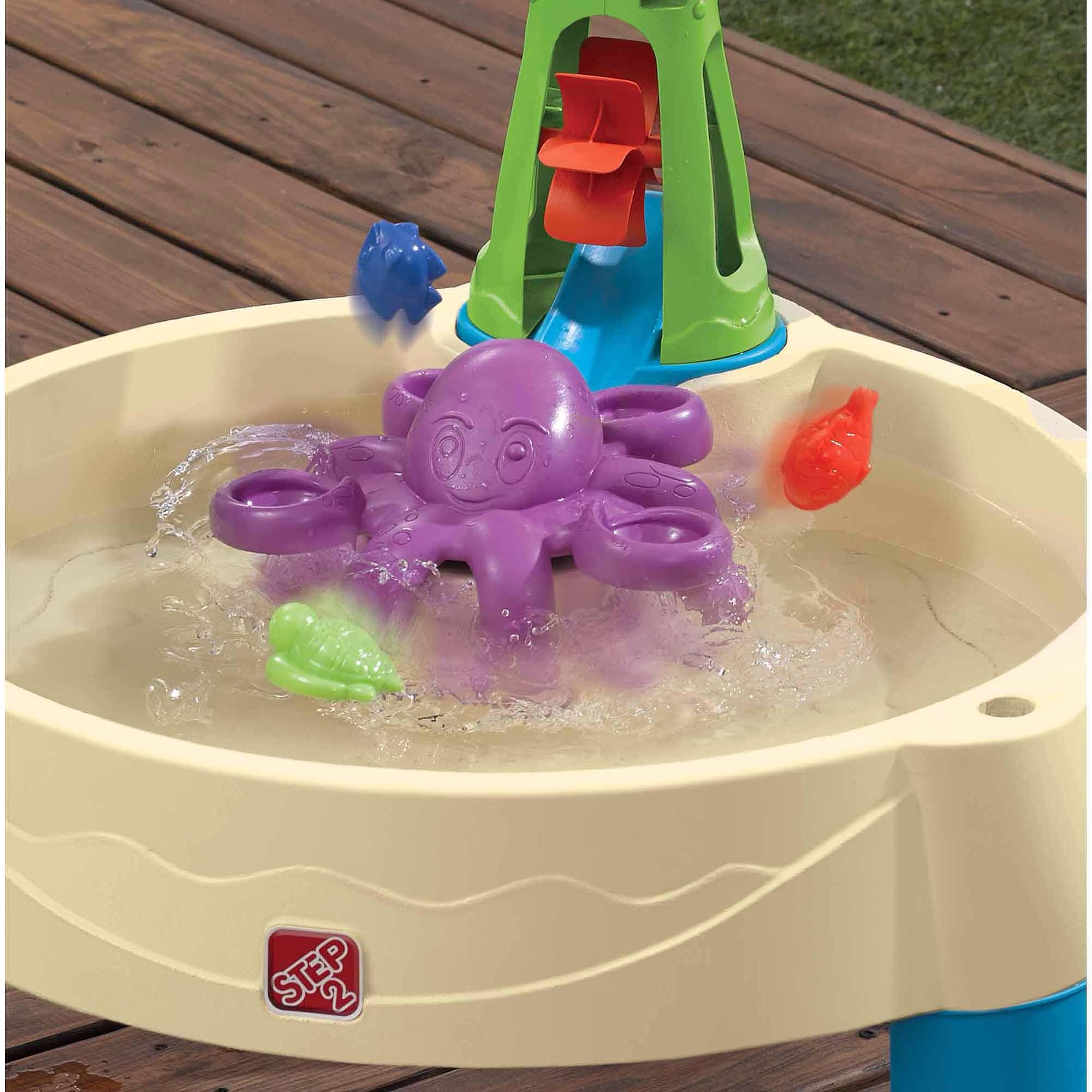 Step2 Octopus Spinner Water Table โต๊ะเล่นน้ำ เล่นทราย เล่นบอล
