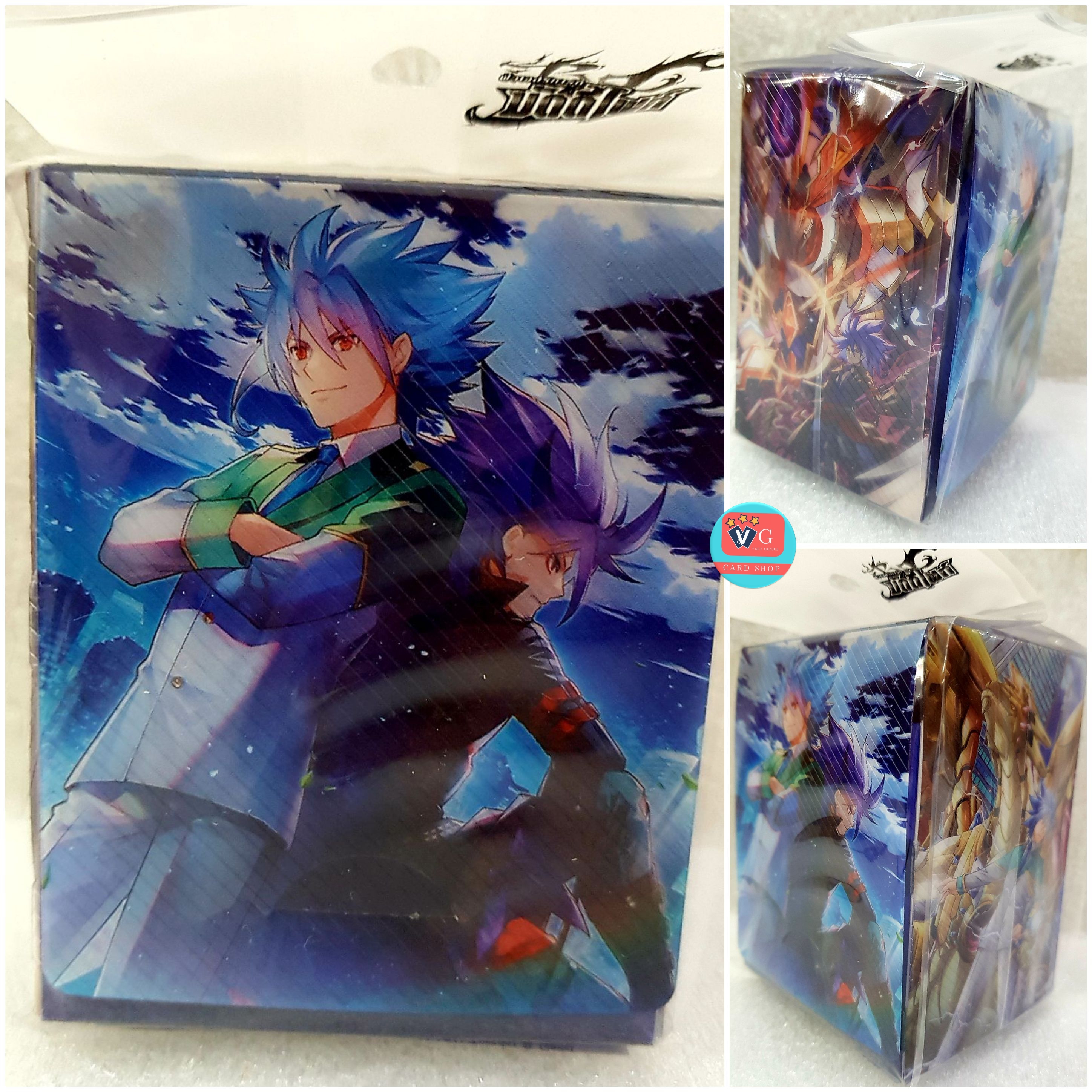 กล่องใส่การ์ด BuddyFight Shin Manga Deck Holder Vol.7 Tasuku Gaito ทาสุคุ ไกโตะ ชินบัดดี้ไฟท์ แจ็คไนฟ์ มังกรดำ