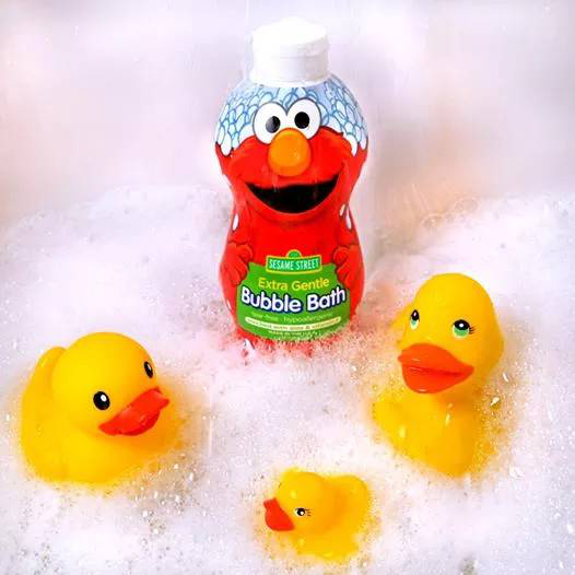 เอลโม่ ฟองสบู่อาบน้ำ Sesame Street Extra Gentle Bubble Bath Fragrance and Dye Free 24 Oz