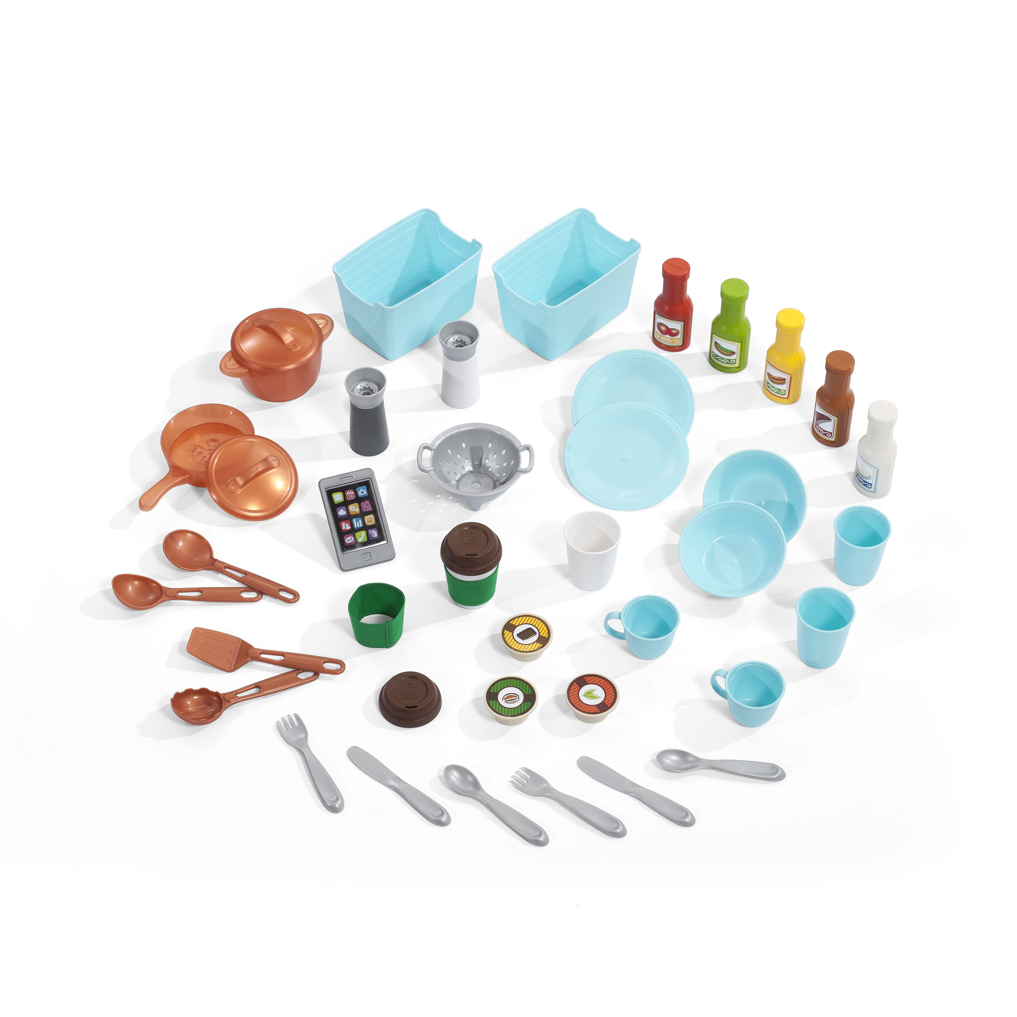 📣📣 พร้อมส่ง ! ครัว Step2 Fun with Friends Play Kitchen with 38 Piece Accessory Set - Brown ราคา 6,900 บาท