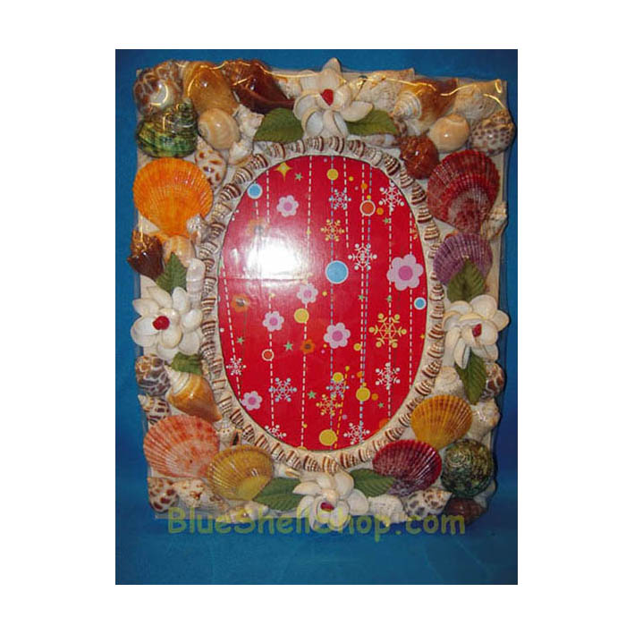 กรอบรูปเปลือกหอยทรงหัวใจใหญ่10×12