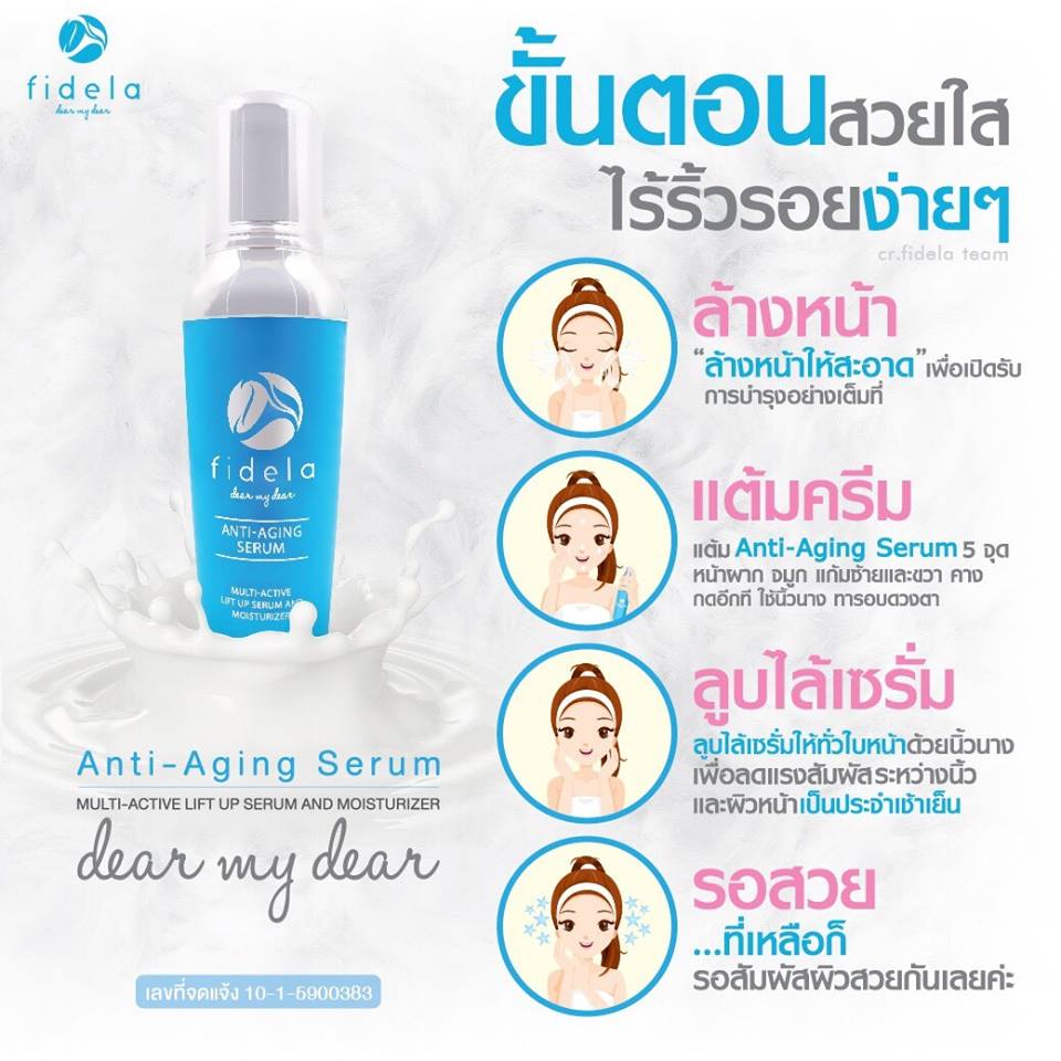 ฟิเดล่า เซรั่มโบท็อกซ์ เซรั่มหน้าเด็ก (Fidela Anti Aging Serum)
