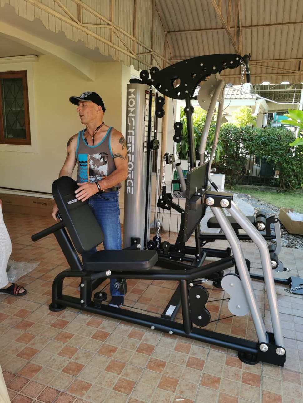 Homegym Monster ForcePro5 โฮมยิม 2 STATION USA