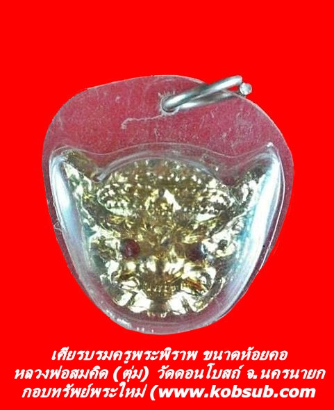 เศียรบรมครูพระพิราพ ขนาดห้อยคอ หลวงพ่อสมคิด (ตุ่ม) วัดดอนโบสถ์