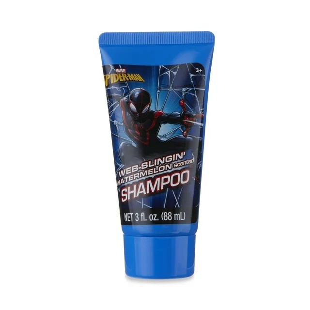 นำเข้า🇺🇸 เซ็ทอาบน้ำสไปเดอร์แมนMarvel Spider-Man 4-Piece Soap & Scrub Gift Set ,เหมาะสำหรับเด็กอายุ3+ , ราคา 490 บาท