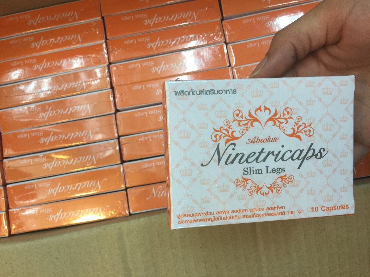 NINETRICAPS SLIM LEGS (ไนท์ติแคป สลิม เล็กซ์) ลดแขน ลดขา ของแท้
