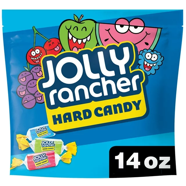 นำเข้า USA Jolly Rancher Assorted Fruit Flavored Hard Candy, Resealable Bag ลูกอมรสผลไม้รวม ถุง 14 oz ราคา 450 บาท