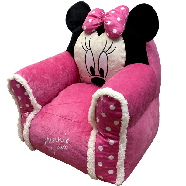 เก้าอี้บีนแบ็กที่สมบูรณ์แบบสำหรับเด็กด้วยเก้าอี้บีนแบ็กดิสนีย์มินนี่เมาส์! "ลิขสิทธิ์แท้" ราคา 2,990 - บาท