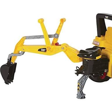 รถแทรกเตอร์ ตักดิน 2 หัว สามารถเล่นพร้อมกันได้2คน CAT Construction Pedal Tractor: Backhoe Loader (Front Loader and Excavator/Digger), Youth Ages 3+ สินค้าลิขสิทธิ์แท้ นำเข้าจาก USA