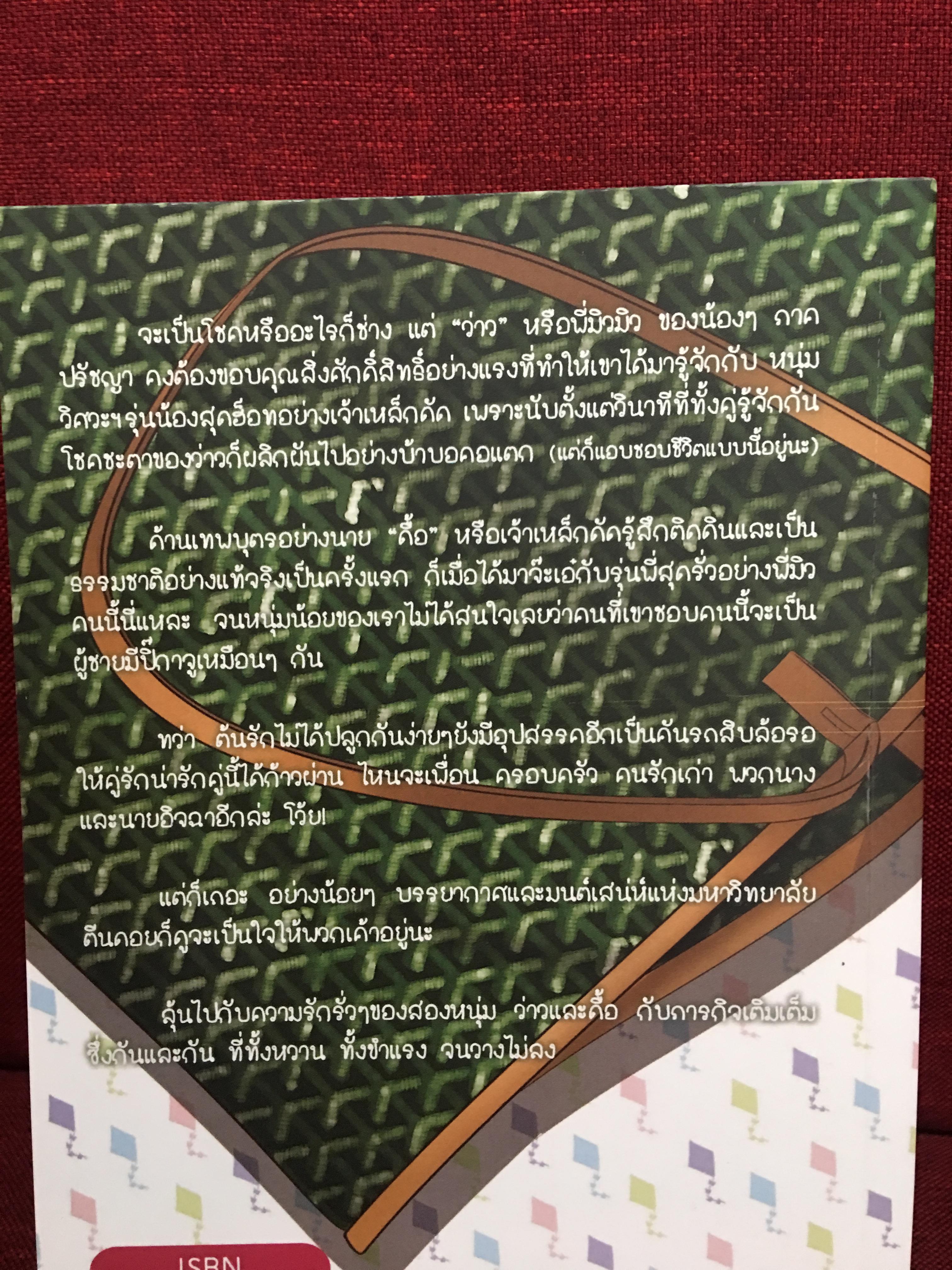 นิยาย หนุ่มโชคร้ายกับนายแชมป์ว่าว รอบจอง