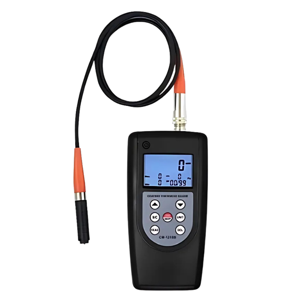 Landtek รหัส CM-1210B เครื่องวัดความหนาสีบนผิวเคลือบแบบโลหะ(F)และอโลหะ(N)มีหัวโพรบวัดในชุด,Coating thickness meter gauge F&NF,magnetic induction eddy current :0～2000μm 0～80mil