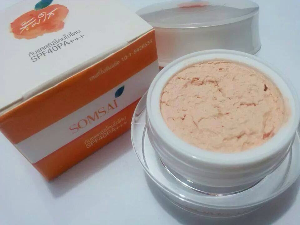 ครีมกันแดดซิลิโคนใยไหม กันแดดส้มใส (Somsai Sunscreen)