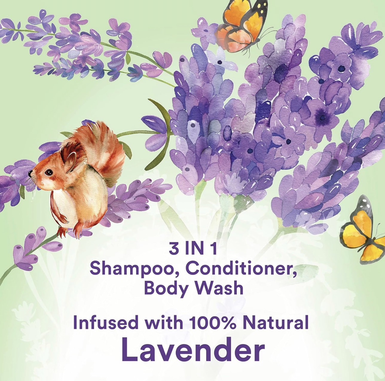 แชมพูเซิฟ คิดส์ 3in1 กลิ่น ลาเวนเดอร์ สูตรธรรมชาติ 100% Suave Kids' Naturals Lavender 3-in-1 Shampoo Conditioner & Body Wash - 16.5 fl oz